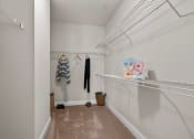 Thumbnail 9 of 13 - walk in closet at The Arbors at East Village, Clayton, NC, 27527