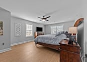Thumbnail 9 of 30 - Bedroom With Ceiling Fan at Regency Townes, North Carolina 