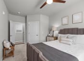 Thumbnail 12 of 22 - Spacious Bedroom with Walk-in Closet at Spinning Mill Lofts, Clayton, 27520