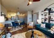 Thumbnail 15 of 26 - Living And Kitchen at The Address Galleria, North Carolina