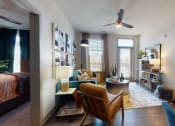 Thumbnail 13 of 26 - Living Area at The Address Galleria, Matthews, NC, 28105
