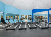 Thumbnail 13 of 17 - Fitness Center with cardio equipment at Timberlake Apartments