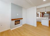 Thumbnail 73 of 96 - A room with a fireplace and a white cabinet.