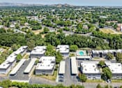 Thumbnail 5 of 6 - Bird's eye view of a suburban area with a large building at Vacaville Park Apartments, Vacaville, CA, California 