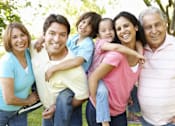 Thumbnail 11 of 19 - Stock photo of Hispanic family