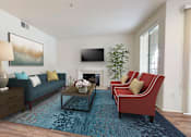 Thumbnail 6 of 17 - Living room  at L'Estancia, California, 91604
