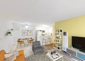 Thumbnail 11 of 15 - One Bedroom Apartment living room at West Park Village, California