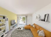Thumbnail 4 of 15 - One Bedroom Apartment Living Room at West Park Village, Los Angeles, CA