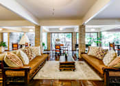 Thumbnail 8 of 10 - a living room with couches and a coffee table  at Mediterranean Village West Hollywood, West Hollywood, 90069