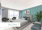 Thumbnail 19 of 36 - Living Room With Expansive Window  at Marina Harbor, Marina del Rey, CA