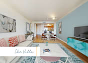 Thumbnail 24 of 36 - Living Room With TV at Marina Harbor, California