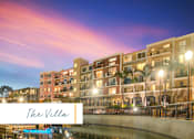 Thumbnail 14 of 24 - The image shows a building named The Villa with a beautiful view of the waterfront at dusk at Marina Harbor, California, 90292