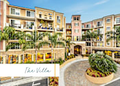 Thumbnail 1 of 24 - A large building with a courtyard and palm trees is called The Villa at Marina Harbor, California, 90292
