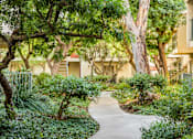 Thumbnail 15 of 16 - Winding walkways at Village Pointe Apartments, Northridge, California