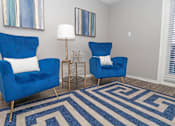 Thumbnail 5 of 37 - Model apartment living room at The Oasis apartments in Bossier City, LA