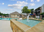 Thumbnail 13 of 40 - Pool  at Brookstone & Terrace in Irving, TX
