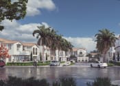 Thumbnail 4 of 21 - Rendering of Entrance to Portola Plaza Apartments