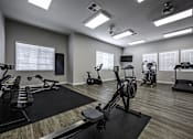 Thumbnail 5 of 18 - the gym at the flats at big tex apartments