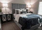 Thumbnail 9 of 16 - a bedroom with a bed and two nightstands
