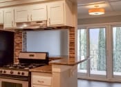 Thumbnail 10 of 23 - a kitchen with a stove