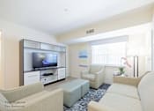 Thumbnail 51 of 65 - Living Room With TV at Parks Residential - Richardson, Richardson, Texas
