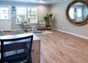 Thumbnail 10 of 11 - Living Area With Desk at Park Place, Turlock, California