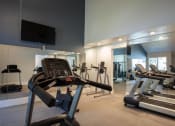 Thumbnail 14 of 26 - Alternate view of Selby Ranch fitness center located at the clubroom with treadmills