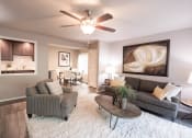 Thumbnail 1 of 26 - view of furnished living room and kitchen
