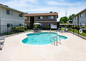 Thumbnail 9 of 12 - the preserve at ballantyne commons pool with apartment buildings