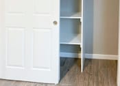 Thumbnail 5 of 12 - bedroom closet with built in shelving