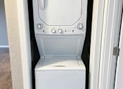 Thumbnail 7 of 12 - stacked washer and dryer