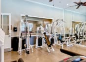 Thumbnail 17 of 19 - A fitness center with workout equipment