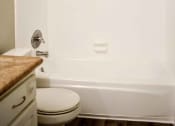 Thumbnail 5 of 23 - bathroom with a toilet and a tub