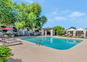 Thumbnail 6 of 47 - Sunny Swimming Pool Area at Miramonte Apartments, Scottsdale, AZ
