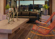 Thumbnail 16 of 76 - the lobby of a hotel with chairs and a coffee table at Weylyn Luxury Apartments, Laveen, Arizona
