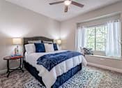 Thumbnail 16 of 42 - Bedroom With Ceiling Fan at Palazzo Townhomes, Phoenix, AZ  