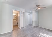 Thumbnail 19 of 21 - Bedroom With Ceiling Fan at Johnson Legacy Apartments, Milwaukee, Wisconsin