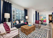 Thumbnail 9 of 26 - Spacious Living Room at 1 Bedroom ATL Apartments Near Me