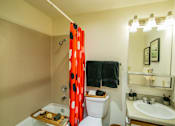 Thumbnail 17 of 20 - Model Bathroom with Bathtub at Renton Apartments near Boeing