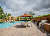 Thumbnail 18 of 21 - Outdoor barbecue and grills at apartments Los Alamos NM