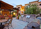 Thumbnail 4 of 27 - Picnic Areas with Electric BBQs at Apartments for Rent Near Las Vegas Strip