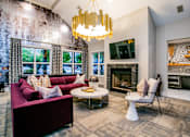Thumbnail 3 of 21 - Renovated Resident Clubhouse Lounge Seating at Hillsboro Apartment Near University of Portland