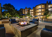 Thumbnail 29 of 29 - Outdoor Fire Pit at Apartments near Galleria Dallas