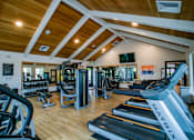 Thumbnail 19 of 19 - Gym with Free Weights at Apartments Salmon Creek WA
