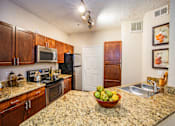 Thumbnail 10 of 29 - Apartments near Galleria Dallas with Full Kitchen and Wood Cabinets