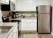 Thumbnail 10 of 28 - Kitchen with Beautiful European-Style Cabinetry