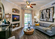 Thumbnail 13 of 22 - Spacious Living Room at Apartment Rentals in Houston