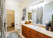 Thumbnail 8 of 20 - Full Bathroom with Ceramic Tile at Apartments Near Desert Ridge Marketplace