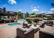 Thumbnail 12 of 24 - Pool Lounge Area at ABQ apartments 97114