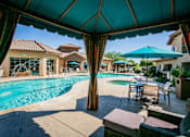 Thumbnail 14 of 15 - Luxury Pool Cabanas at Best Apartments in Tucson Arizona
